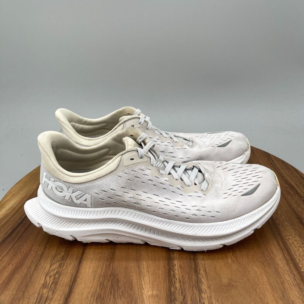 Hoka One One Kawana Shoes Womens Size 9.5 B White Running Comfort Walking Gym